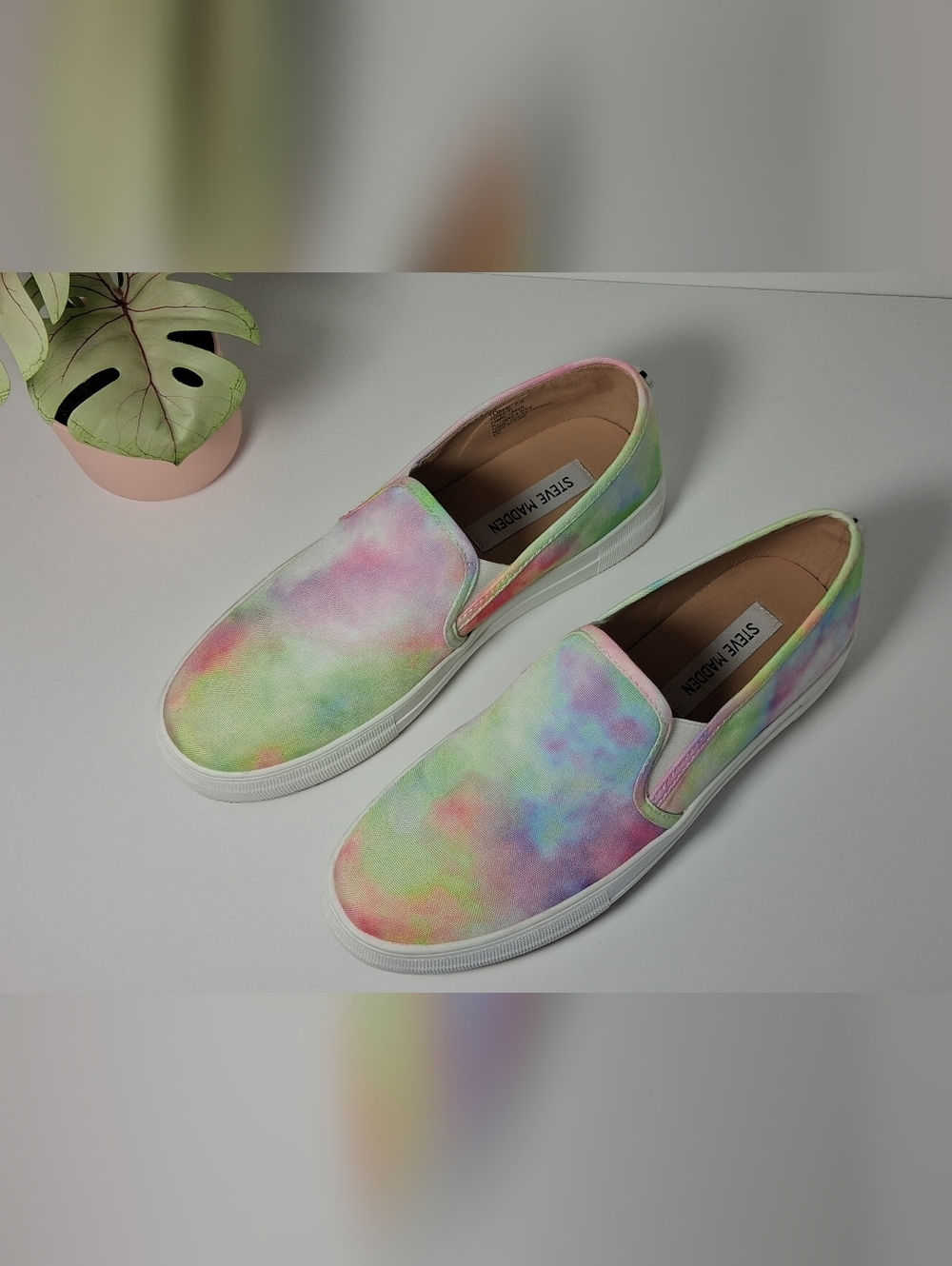 Steve Madden Multicolor Slip-On Sneakers Women's Size 7.5 - Picture 5 of 12
